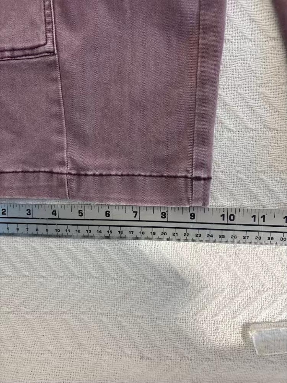 Flamingals Cargo Jorts Womens S Mauve Utility High Rise Skate Long Shorts NWOT - Picture 3 of 10